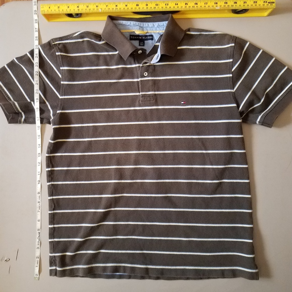 Attention Mens Medium Blue Checkered Plaid  Button